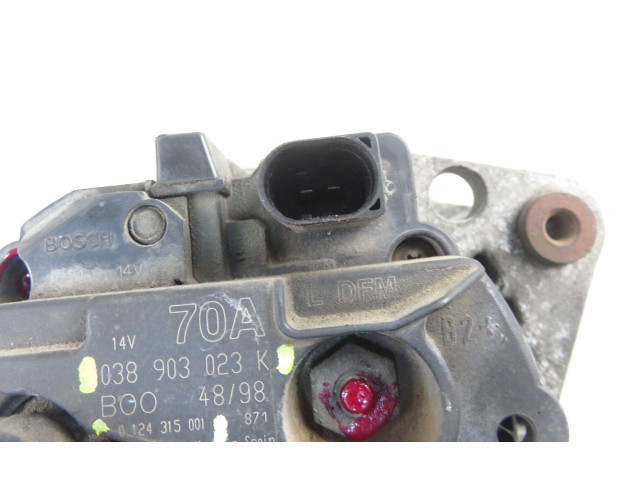 Генератор 0124315001, 038903023K   Volkswagen Polo IV 9N3      