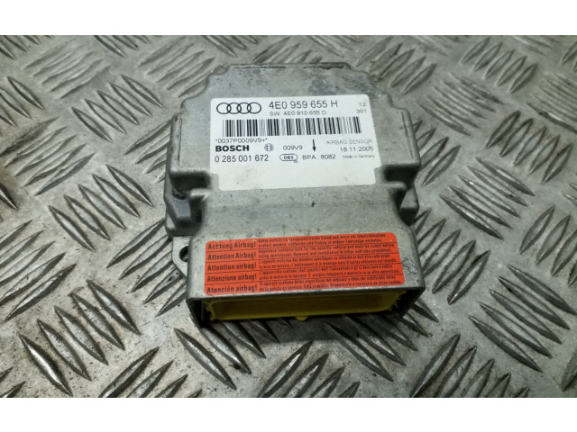 Блок подушек безопасности 4E0959655H, 4E0910655D   Audi A8 S8 D2 4D
