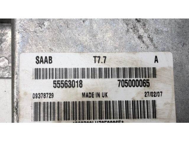 Блок управления двигателя 55563018, 705000065   Saab 9-5