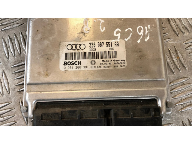 Блок управления двигателя 3B0907551AA, 26SA0000   Audi A6 S6 C5 4B