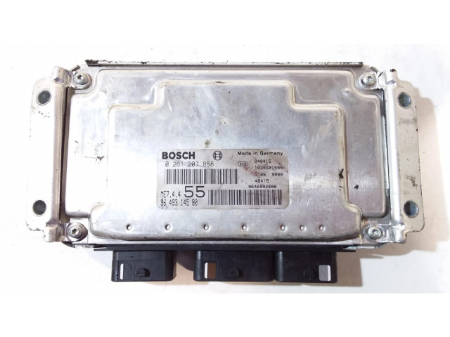 Блок управления двигателя 0261207858   Citroen C3