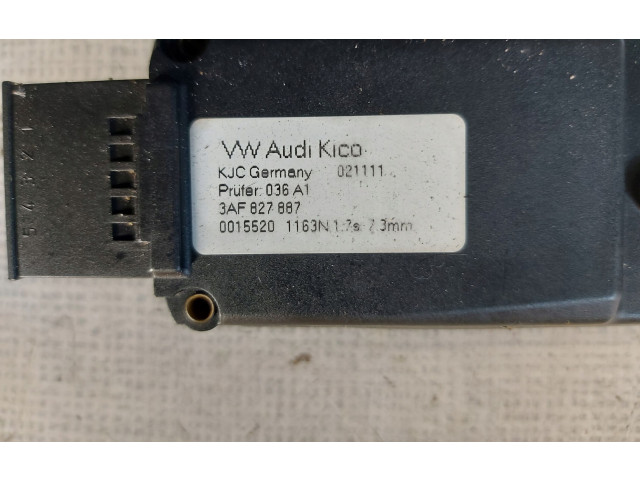 Zámek zadních dveří 3AF827887, 3AF827887   Volkswagen PASSAT B7 2012