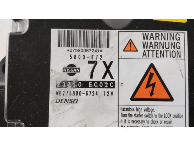 Řídící jednotka 23710EC02C, 5800672   Nissan Navara D40 2007
