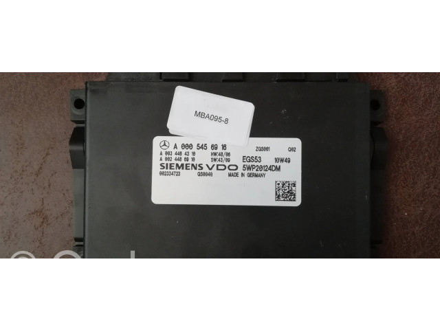 Блок управления коробкой передач A0005456916   Mercedes-Benz E W212