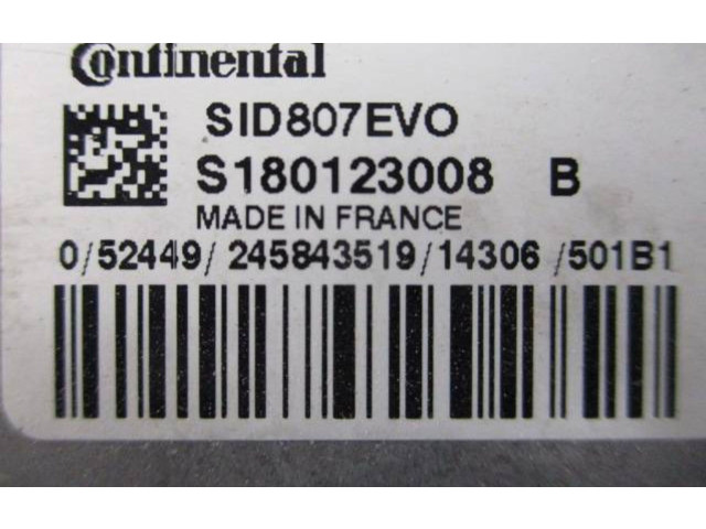 Řídící jednotka 9801622880, 9666681180   Peugeot 2008 I 2014
