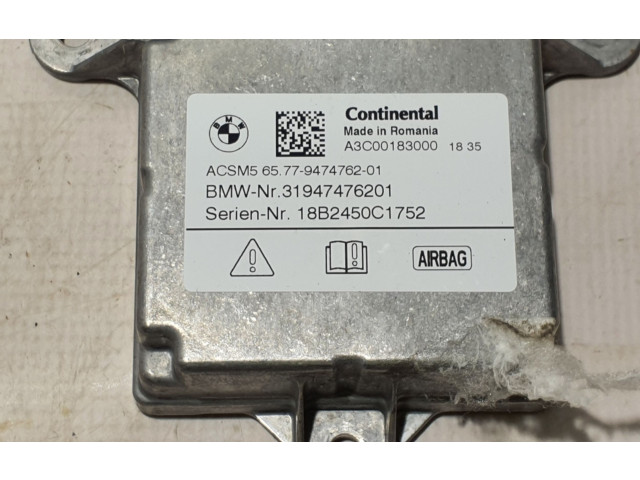 Блок подушек безопасности 9474762   BMW 5 G30 G31
