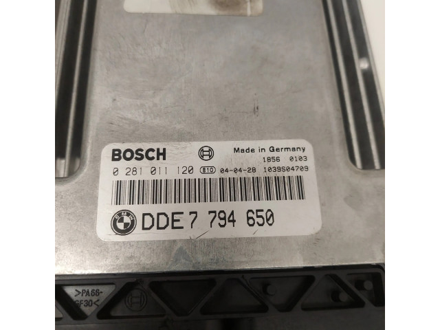 Řídící jednotka 0281011120, 7794650   BMW 5 E60 E61 2005