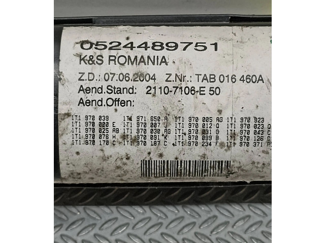   Pojistková skříňka 21107106E50, 0524489751   Volkswagen Touran  2005