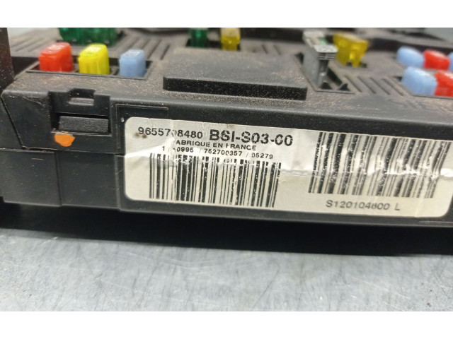 Pojistková skříňka Řídící jednotka BSM 9655708480, S120104600L   Peugeot 407 2006