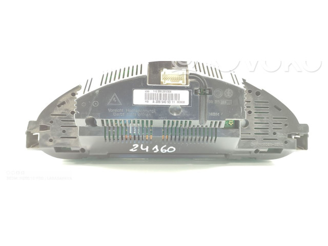 Панель приборов A2095409311   Mercedes-Benz CLK A209 C209       