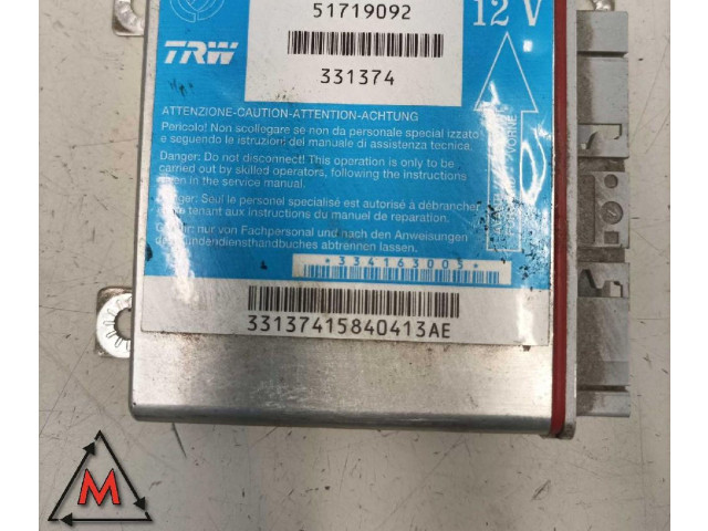 Блок управления надувных подушек 51719092, 331374   Fiat Punto (188)