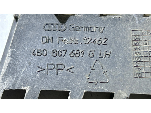 Нижняя решётка (из трех частей) Audi A6 S6 C5 4B 1997-2005 года 4B0807681G, 12462      