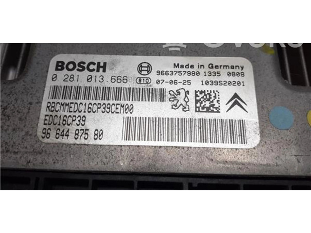 Блок управления 0281013666   Citroen C-Crosser