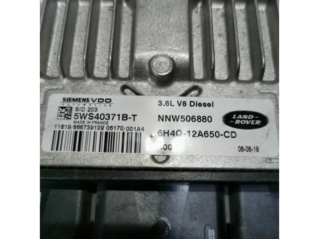 Блок управления двигателя 6H4Q12A650CD, 5WS40371BT   Land Rover Range Rover Sport L320