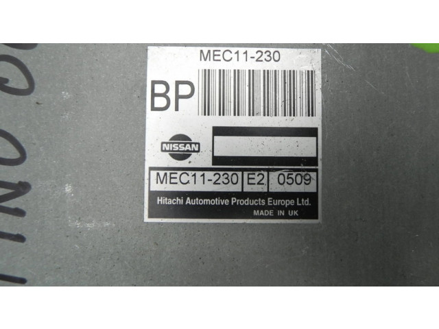 Блок управления двигателя MEC11230   Nissan Almera Tino