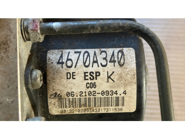 Jednotka ABS 4670A340, 06210209344   Citroen C-Crosser 2007
