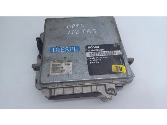 Блок управления двигателя 0281001214   Opel Vectra B
