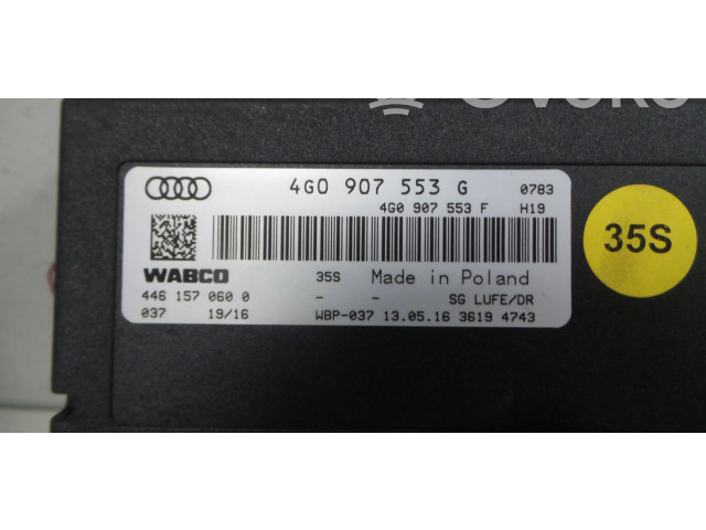 Pojistková skříňka Блок управления подвески 4G0907553G, 4G0907553F   Audi A6 S6 C7 4G 2016