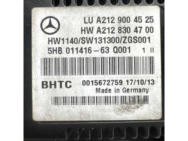 Блок управления климат-контролем A2129004525, 0015672759   Mercedes-Benz E W212