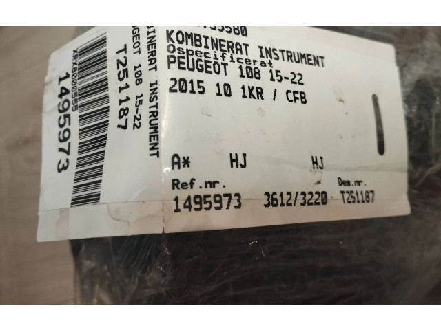 Přístrojová deska  Peugeot 108 2015 B000795580, 1495973  