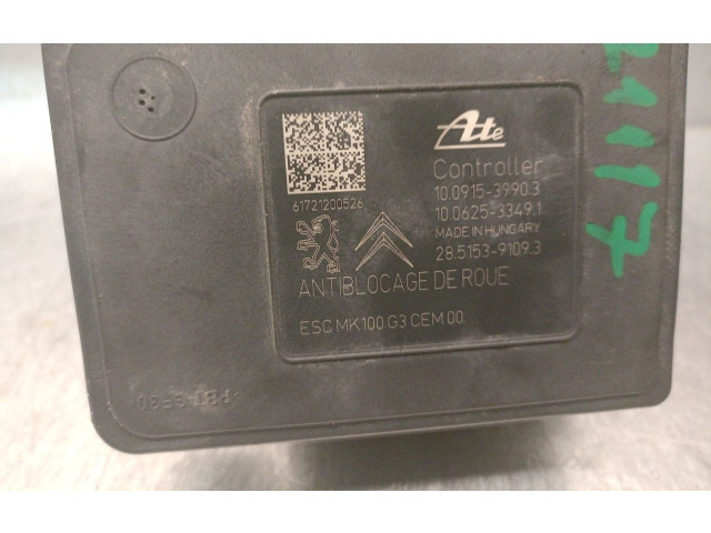 Jednotka ABS 9817961380, 1610037080   Peugeot 2008 I 2017