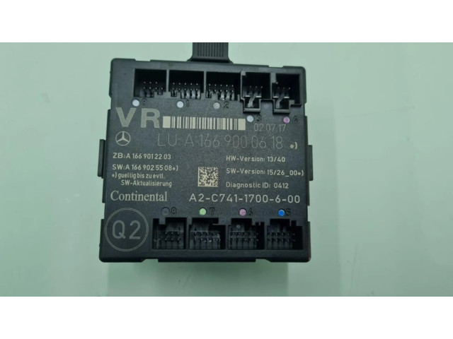 Řídící jednotka A1669000618, MODULOELECTRONICO   Mercedes-Benz A W176 2017