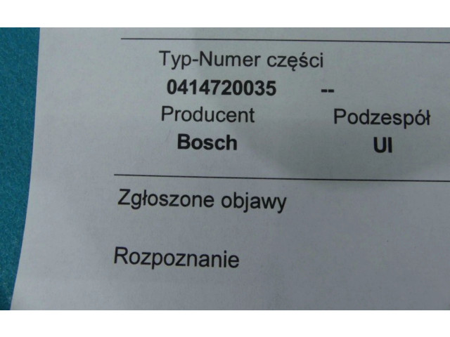 Vstřikovač 0414720035, IMPRK1132562   Seat Ibiza III (6L)     