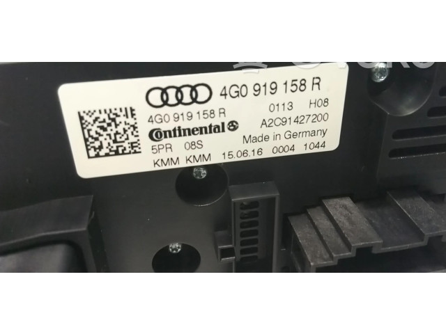 Блок управления климат-контролем 4G0919158R   Audi A6 S6 C7 4G