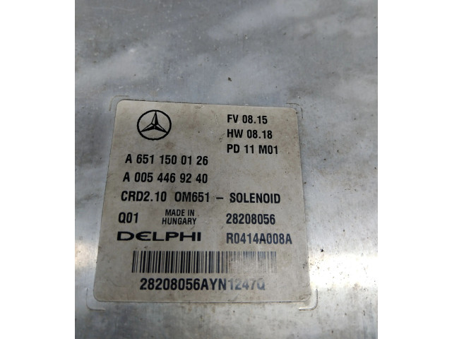 Řídící jednotka A651150126   Mercedes-Benz C W204 2011