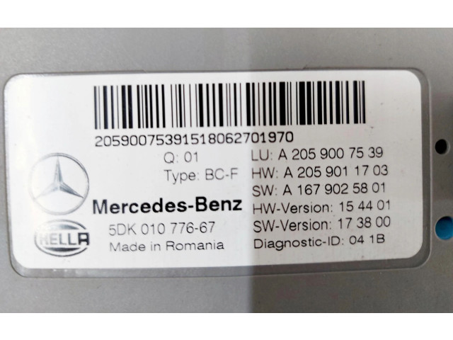 Řídící jednotka A2059007539   Mercedes-Benz C AMG W205 2018