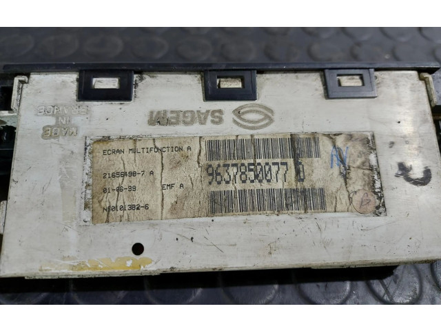 Дисплей    9637850077D   Peugeot 406