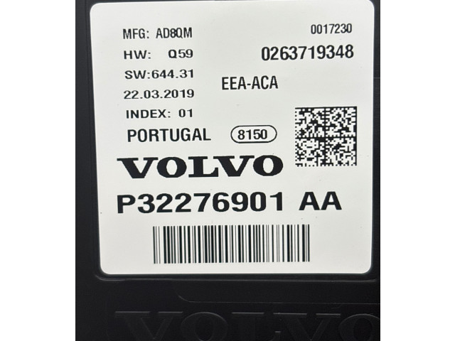 Přístrojová deska  Volvo XC60 2019 0263719348, P32276901  