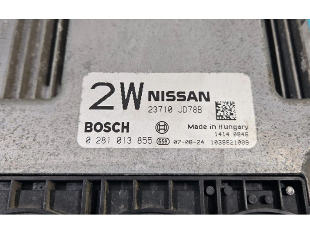 Řídící jednotka 0281013855, IMPRK1381503   Nissan Qashqai 2007