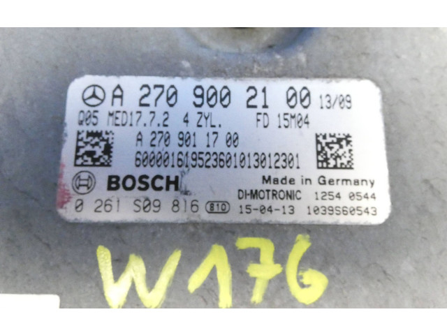 Řídící jednotka A2709002100, 1039S60543   Mercedes-Benz A W176 2015