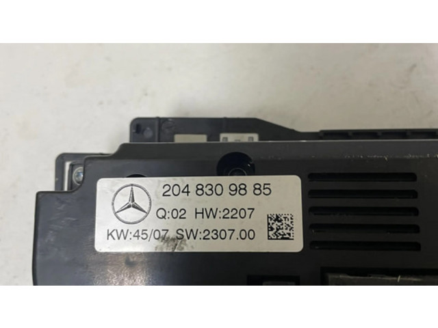 Блок управления климат-контролем 2048309385   Mercedes-Benz C W204