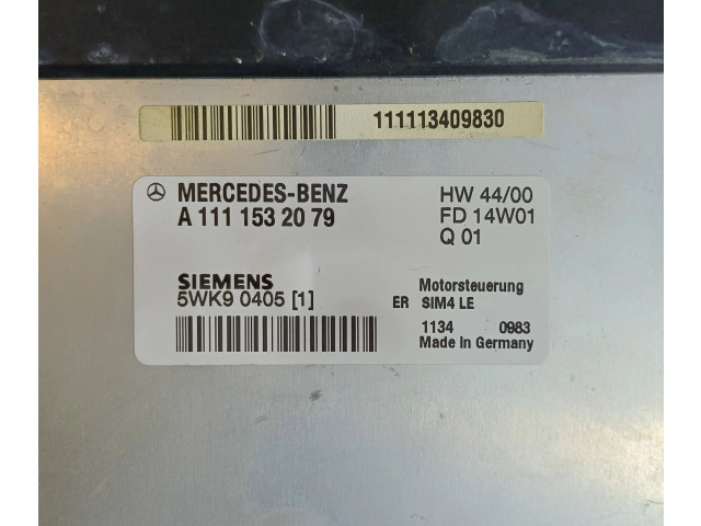 Řídící jednotka A1111532079, 5WK90405   Mercedes-Benz SLK R170 2001