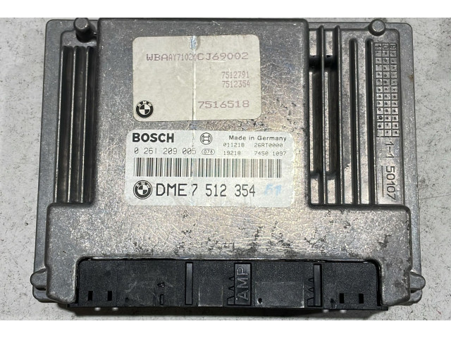 Řídící jednotka 0261209005, 0261209005   BMW 3 E46 2002