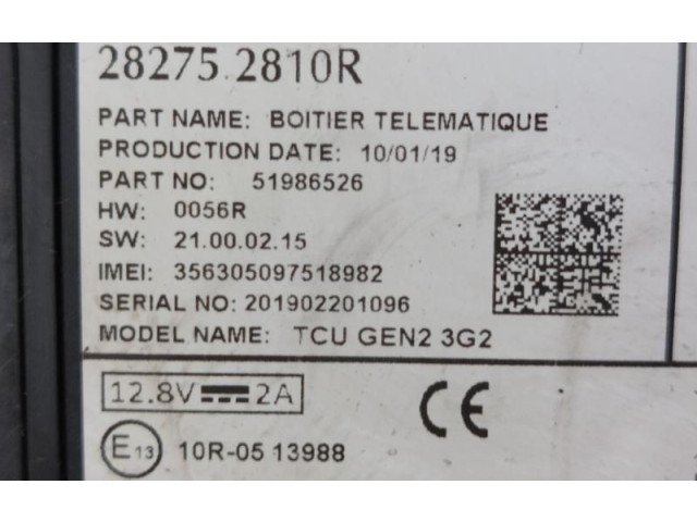 Řídící jednotka 282752810R, 282752810R   Smart ForFour II W453 2014