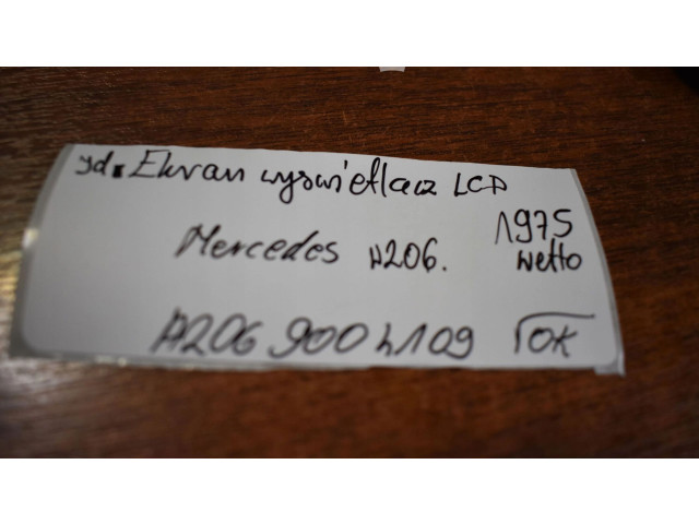 Přístrojová deska  Mercedes-Benz C W206 2025 A2069004109555525  