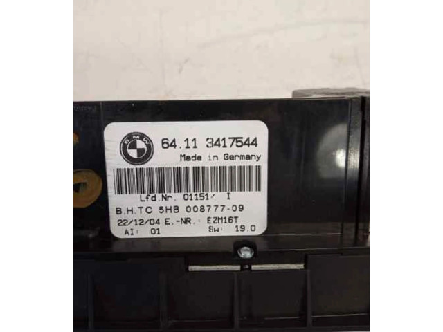 Блок управления климат-контролем 64113417544, 5HB00877709   BMW X3 F25
