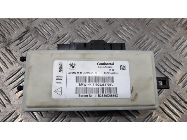 Блок подушек безопасности 9253637, 925363701   BMW 6 F12 F13