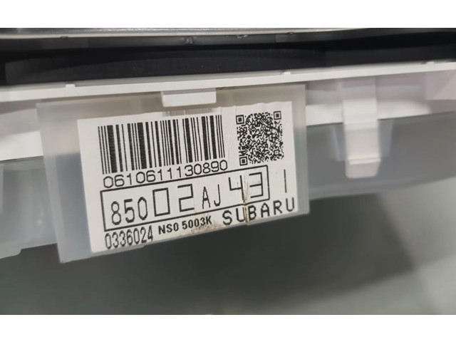 Přístrojová deska  Subaru Legacy 2013   