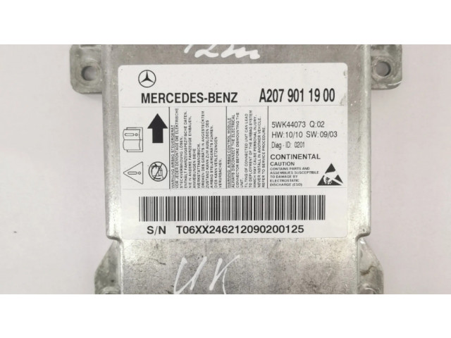 Блок подушек безопасности A2079011900   Mercedes-Benz E A207