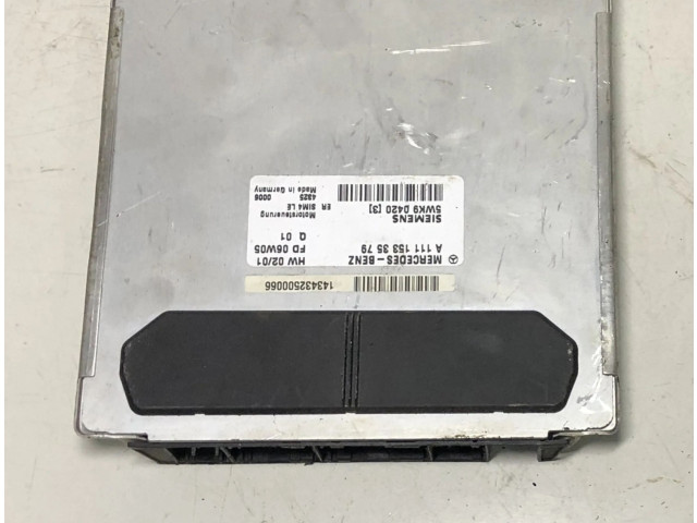 Řídící jednotka A1111533579, 1111533579   Mercedes-Benz C W203 2000