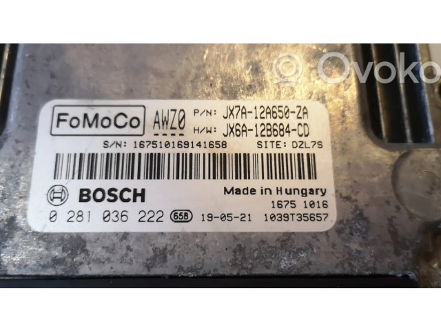 Řídící jednotka JX7A12A650ZA, JX6A12B684CD   Ford Focus 2019