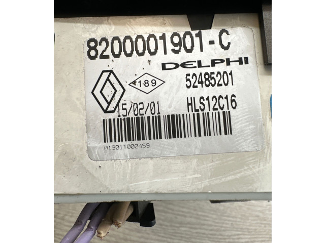 Блок управления климат-контролем 8200001901C, 52485201   Renault Laguna II
