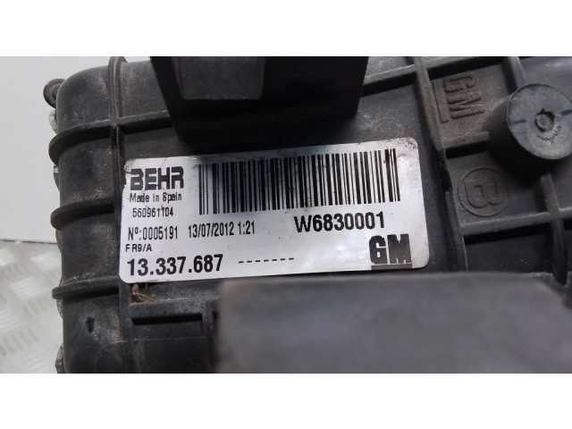 Интеркулер  13337687, 560961104   Opel Meriva B 1.4