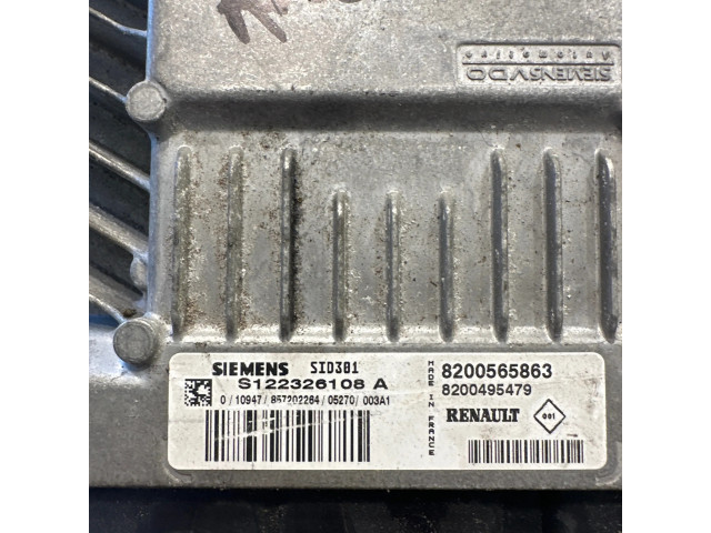 Řídící jednotka 8200565863, S122326108A   Renault Megane II 2006