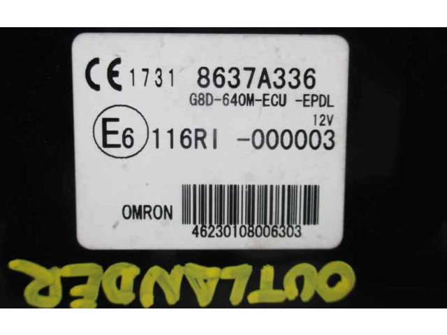 Řídící jednotka 8637A336   Mitsubishi Outlander 2008