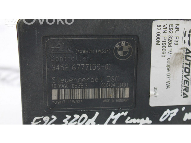 Jednotka ABS 34526777159   BMW 3 E90 E91 2007